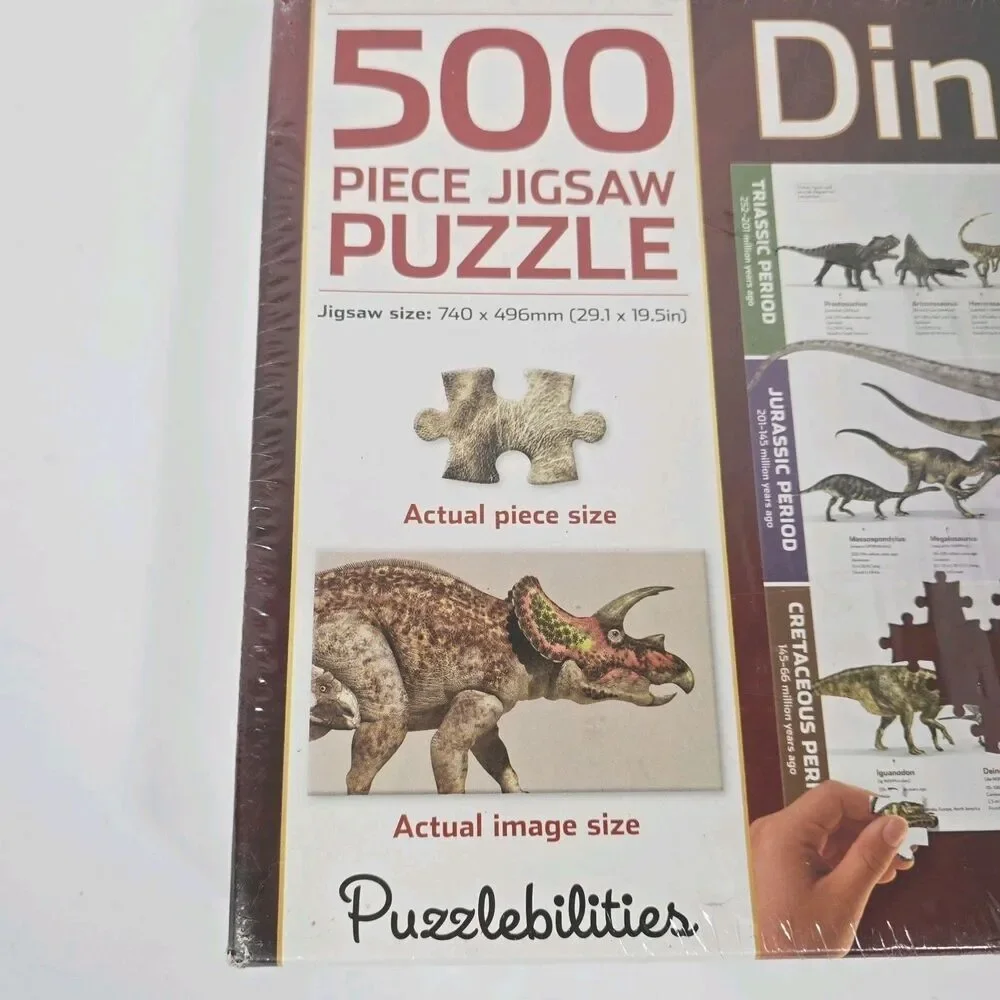 Puzzlebilities Dinosaur Jigsaw Puzzle 500‎ Pieces Period Timeline Sealed
